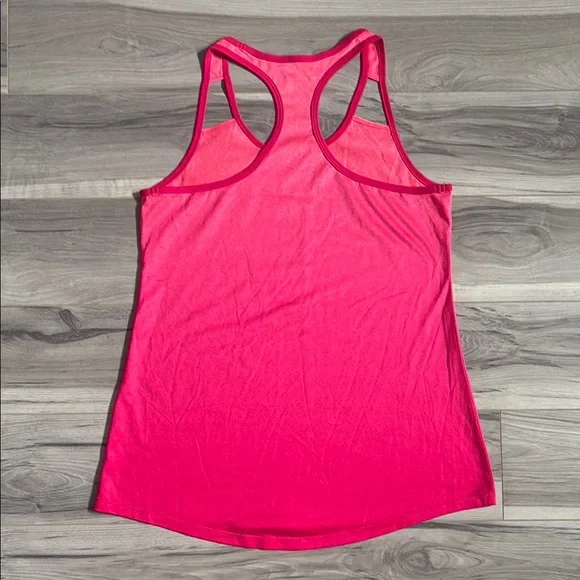Layer 8 Bright Pink Racerback Tank Top - Picture 3 of 3